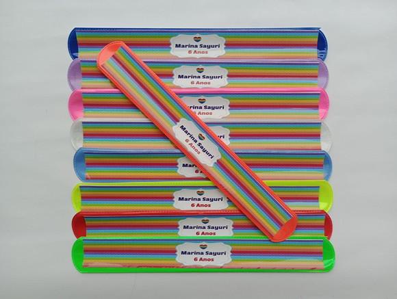 Pulseira Bate Enrola Pop It Cores Sortidas
