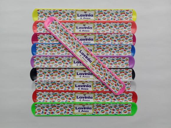 Pulseira Bate Enrola Pop It Cores Sortidas