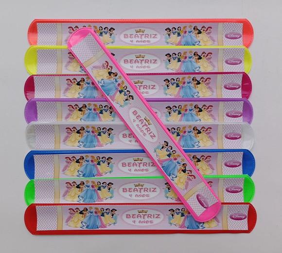 Pulseira Bate Enrola Princesas Cores Sortidas