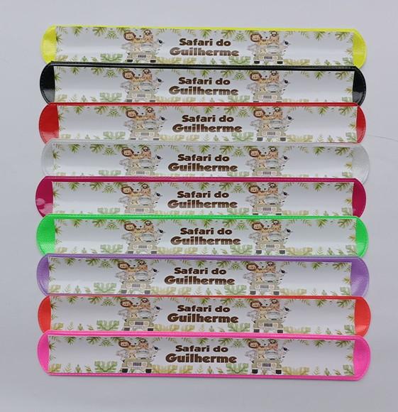 Pulseira Bate Enrola Safari Cores Sortidas
