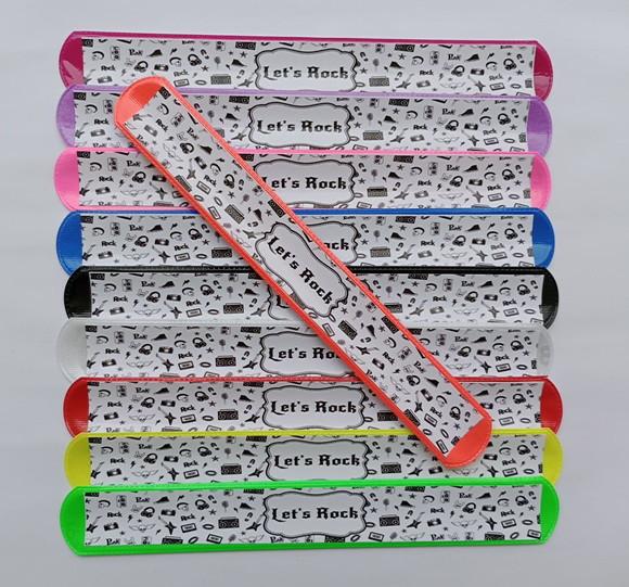 Pulseira Bate Enrola Rock Cores Sortidas