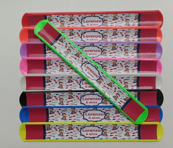 Pulseira Bate Enrola Skate Cores Sortidas