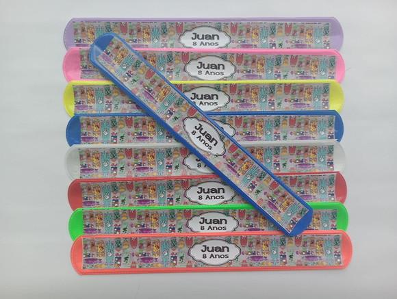 Pulseira Bate Enrola Skate Cores Sortidas