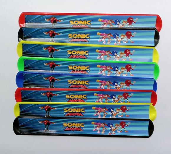 Pulseira Bate Enrola Sonic Cores Sortidas