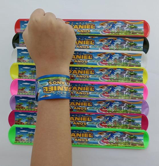 Pulseira Bate Enrola Sonic Cores Sortidas