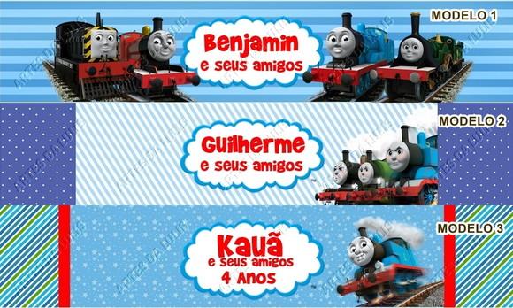 Pulseira Bate Enrola Thomas e Seus Amigos Cores Sortidas