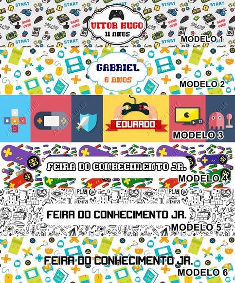 Pulseira Bate Enrola Videogame Cores Sortidas