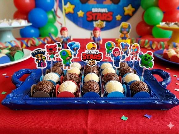 Topper para Docinho Brawl Stars