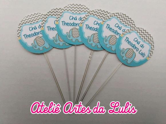Topper para Docinho Elefantinho
