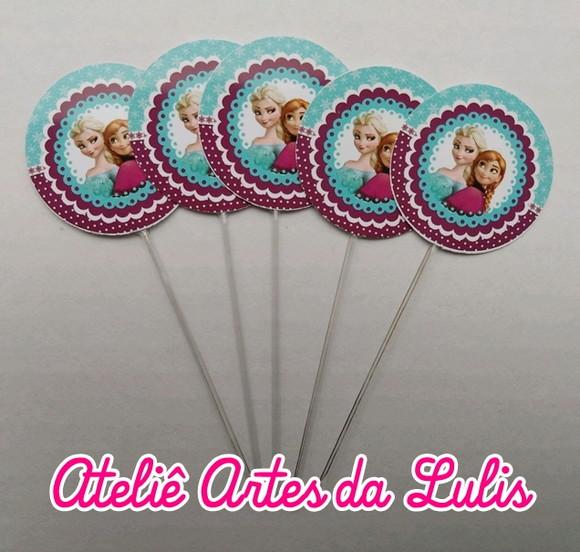 Topper para Docinho Frozen