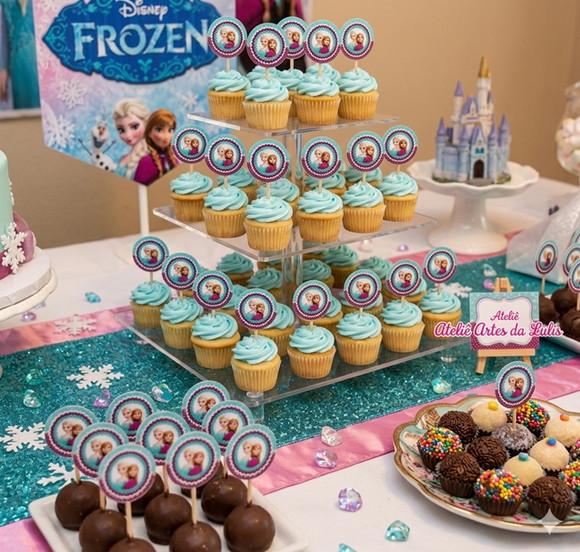 Topper para Docinho Frozen