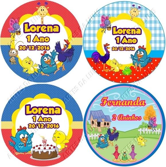 Topper para Docinho Galinha Pintadinha