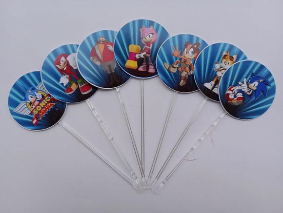 Topper para Docinho Sonic