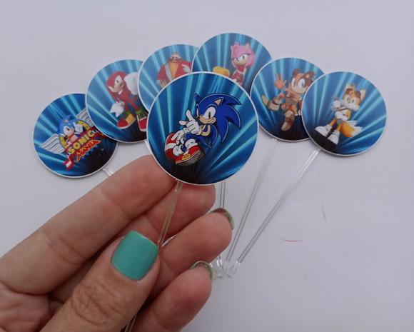 Topper para Docinho Sonic