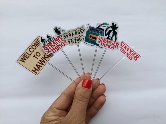 Topper para Docinho Stranger Things