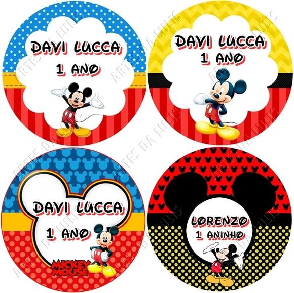 Topper para Docinhos Mickey
