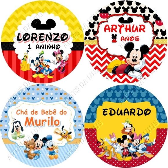 Topper para Docinhos Mickey