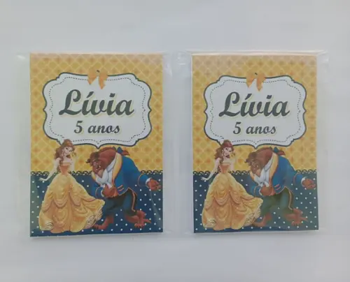 Bloquinho a Bela e a Fera