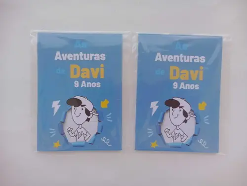 Bloquinho as Aventuras de Mike Personalizado