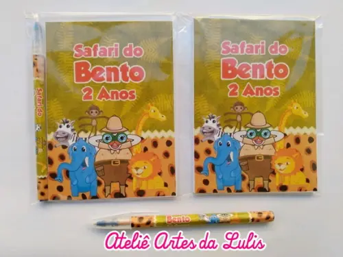 Bloquinho com Caneta Bita
