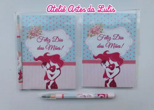 Bloquinho com Caneta Dia das Mães