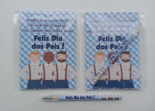 Bloquinho com Caneta Dia dos Pais