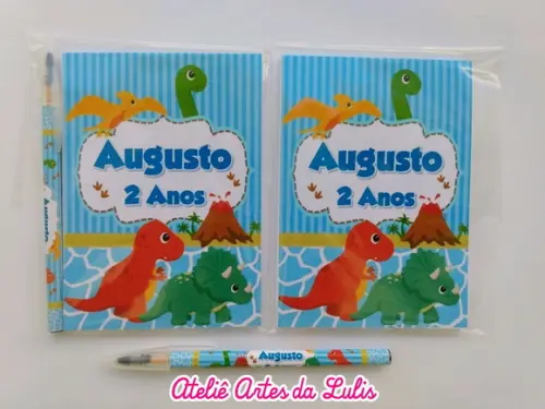 Bloquinho com Caneta Dinossauro Baby