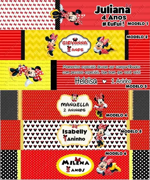 Bloquinho com Caneta Minnie Vermelha