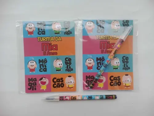 Bloquinho com Caneta Turma da Mônica Toy