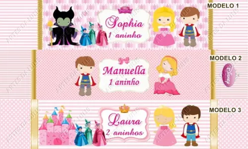 Bloquinho Com Lápis A Bela Adormecida Baby