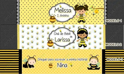 Bloquinho com Lápis Abelhinha