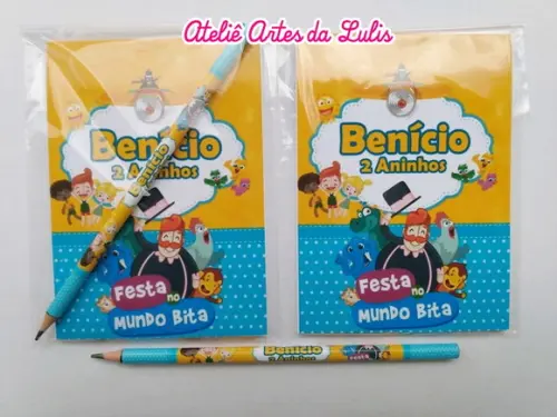 Bloquinho com Lápis Bita