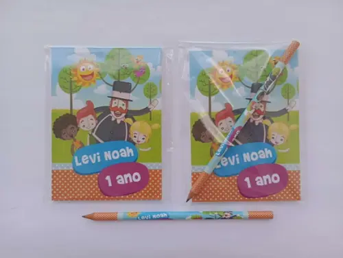 Bloquinho com Lápis Bita