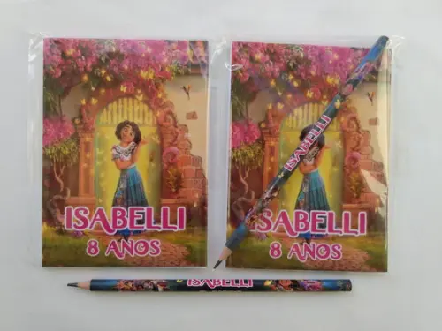 Bloquinho com Lápis Encanto