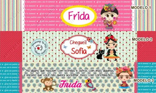 Bloquinho com Lápis Frida kahlo