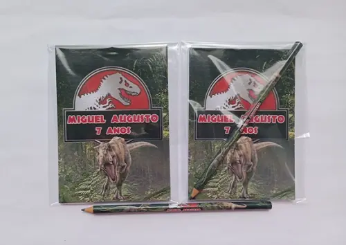 Bloquinho com Lápis Jurassic Park