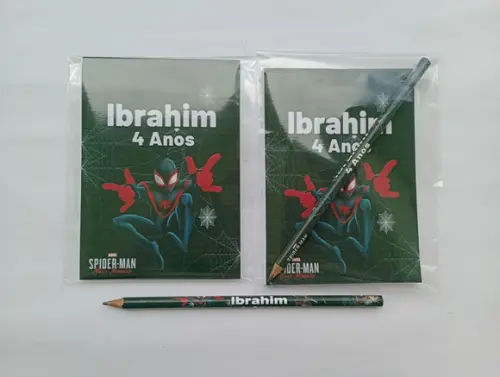 Bloquinho com Lápis Miles Morales