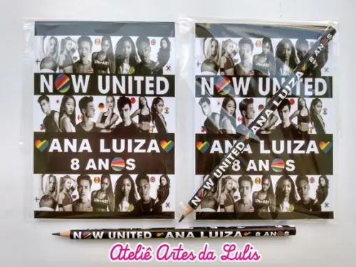 Bloquinho com Lápis Now United