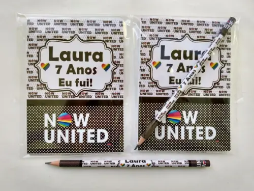 Bloquinho com Lápis Now United