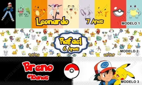 Bloquinho com Lápis Pokémon