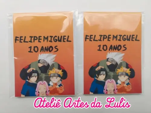 Bloquinho Naruto
