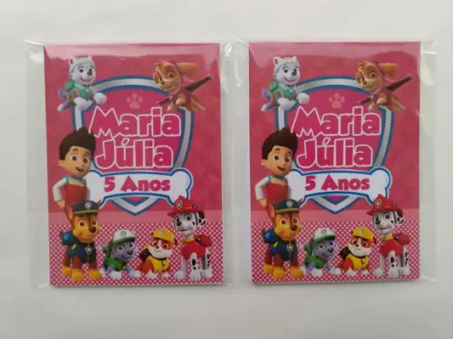Bloquinho Patrulha Canina Menina