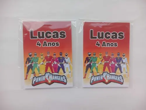 Bloquinho Power Rangers