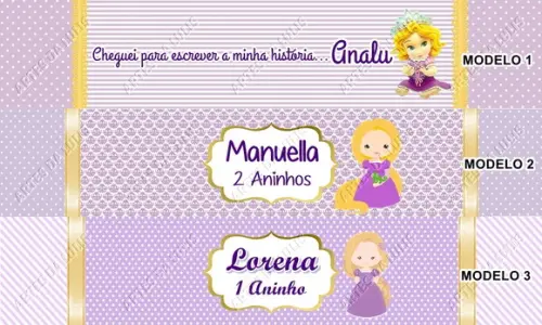 Bloquinho Rapunzel