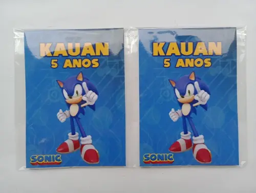 Bloquinho Sonic