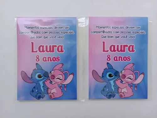 Bloquinho Stitch e Angel