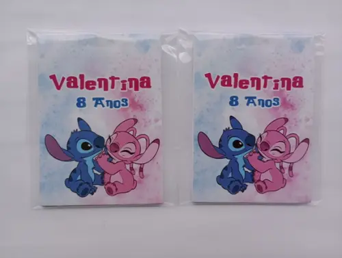 Bloquinho Stitch e Angel