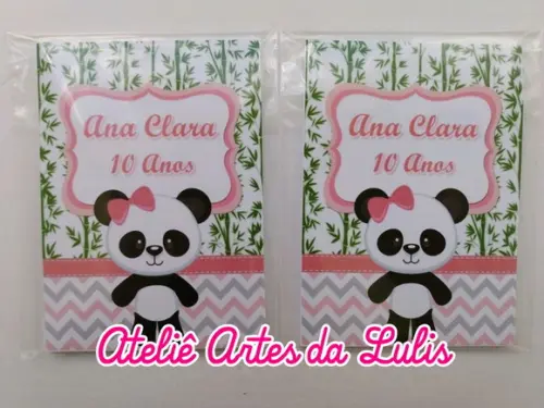 Bloquinho Ursinha Panda Menina