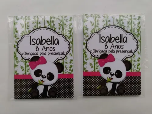 Bloquinho Ursinha Panda Menina