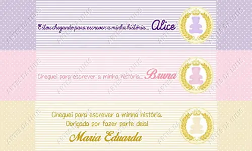 Bloquinho Ursinho(a) Reinado